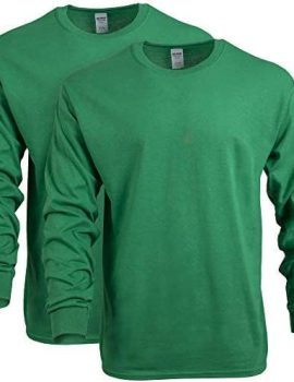 Men’s Heavy Cotton Long Sleeve T-Shirt, Style G5400, 2-Pack