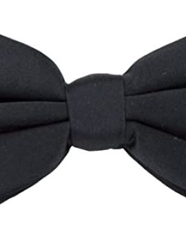 Brybelly Formal Black Casino and Poker Dealer Clip On Bow Tie