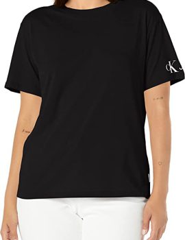 Calvin Klein Women’s Logo Short Sleeve Tour Tee