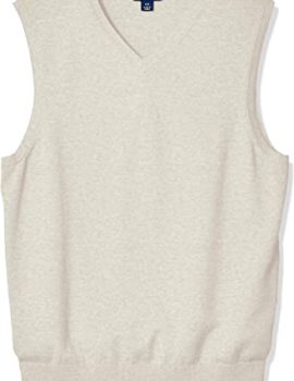 Men’s Cotton-Rich Lakemont Anti-Pilling V-Neck Sweater Vest